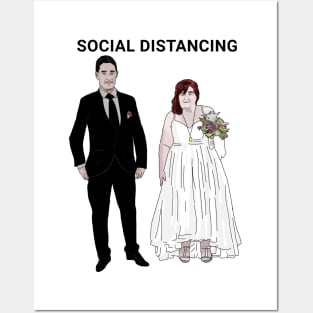 Danielle and Mohammed - social distancing - 90 day fiance Posters and Art